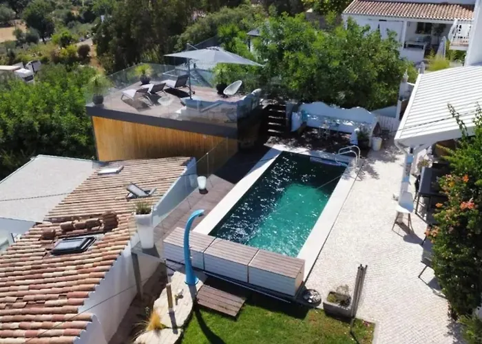 Cozy House In With Shared Pool 60 M² Ferienhaus São Brás de Alportel